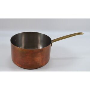 Vintage Paul Revere 1801 Copper Brass 3 Quart Sauce Pan